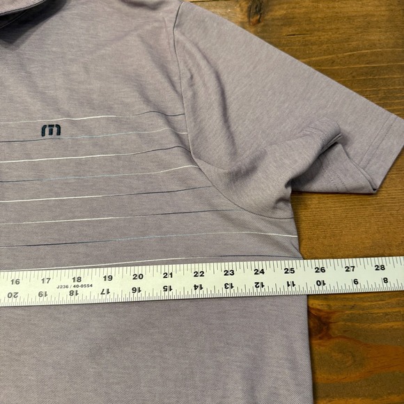 Travis Mathew Polo Shirt Short Sleeve Purple Outdoors‎ Golf Lightweight Mens XXL - Picture 3 of 7